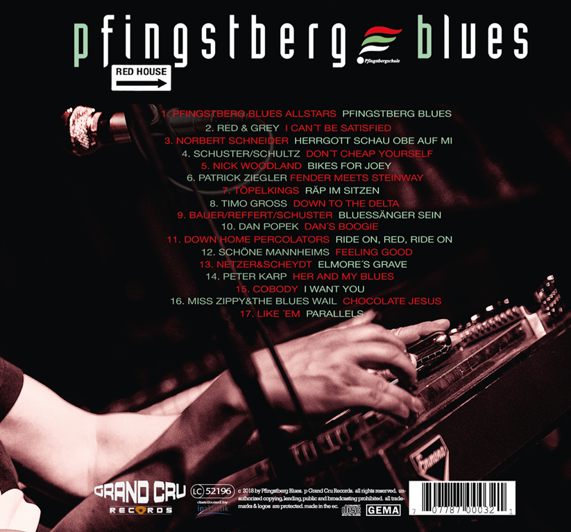 PfingstbergBlues CD Cover Album Red House